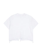 Vintage Wash Boxy Distressed Hem T-Shirt