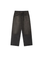Vintage Wash Heavyweight Denim Jeans