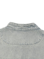 Vintage Wash Zip Denim Jacket