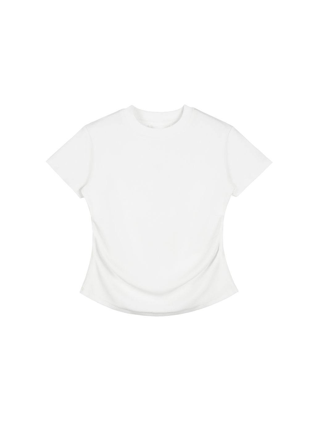 Vintage Washed Bodycon Cotton T-Shirt