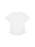 Vintage Washed Bodycon Cotton T-Shirt