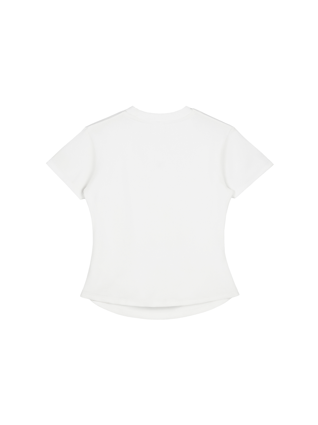Vintage Washed Bodycon Cotton T-Shirt