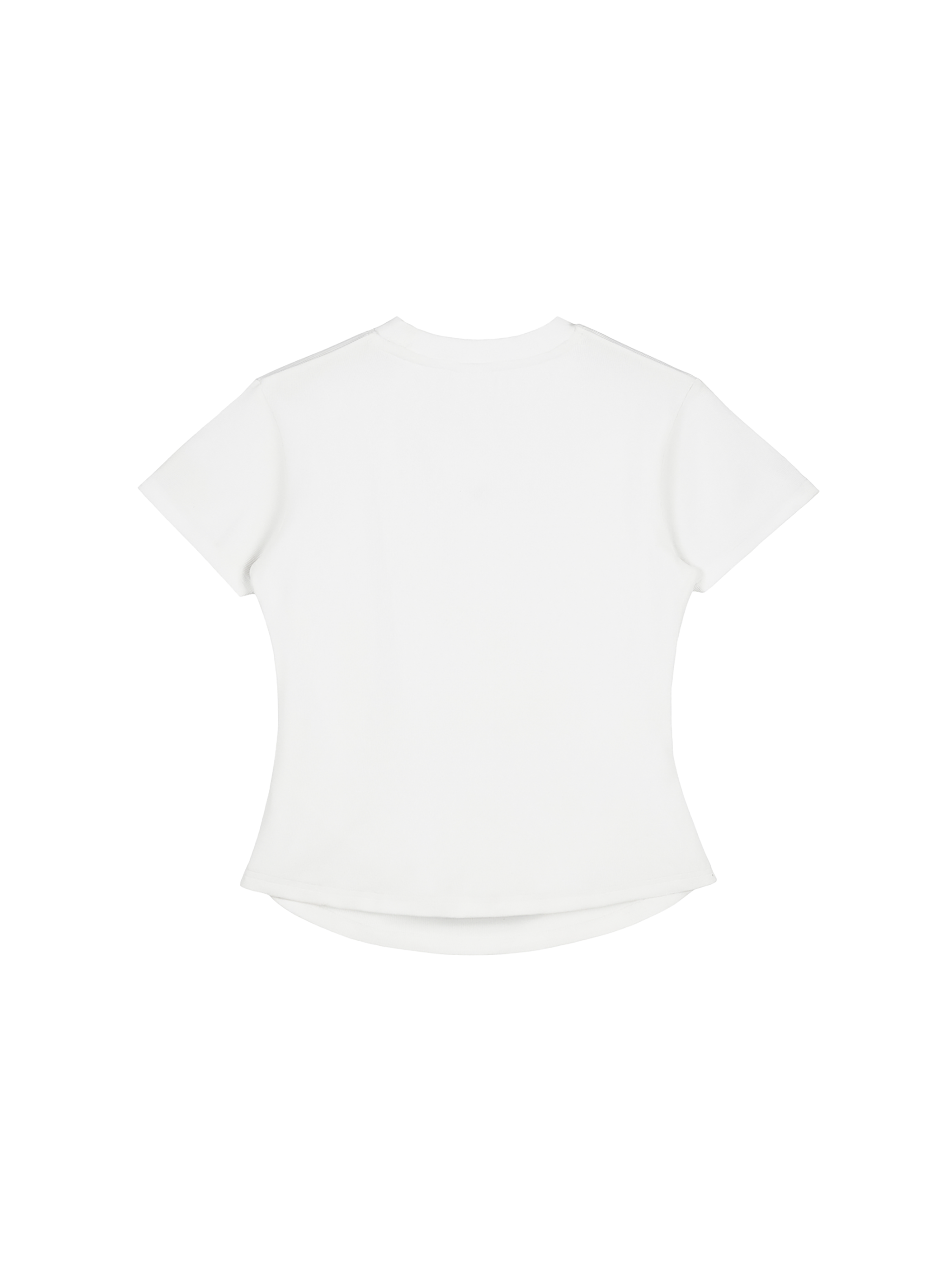 Vintage Washed Bodycon Cotton T-Shirt