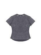 Vintage Washed Bodycon Cotton T-Shirt