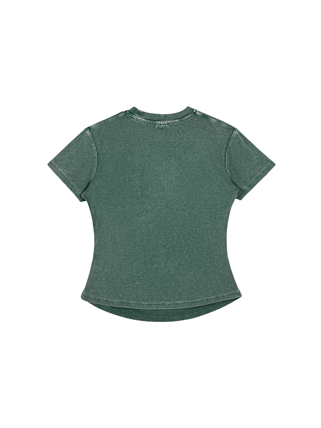Vintage Washed Bodycon Cotton T-Shirt
