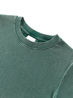 Vintage Washed Bodycon Cotton T-Shirt