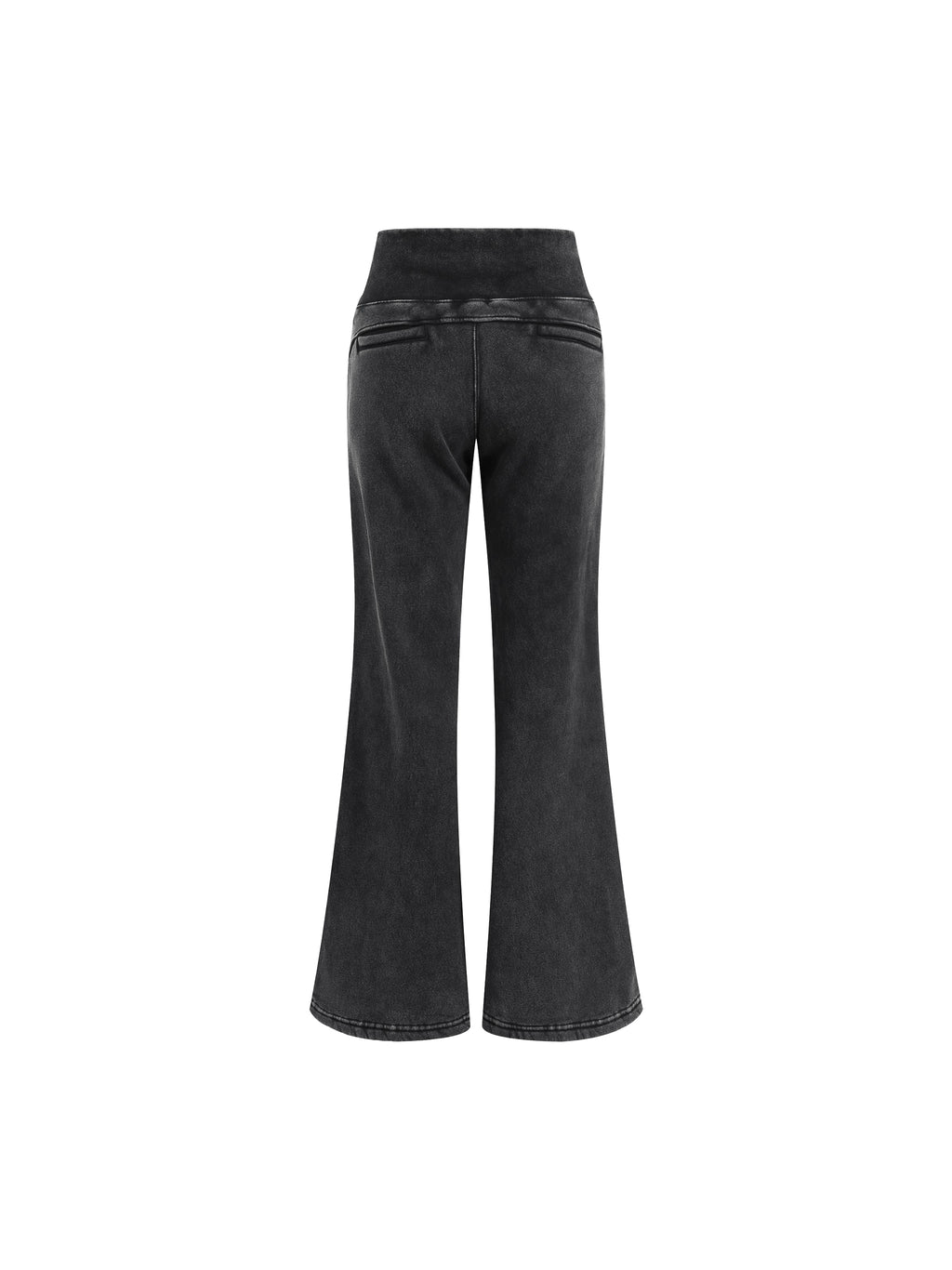 Vintage Washed Flared Fleece Pants