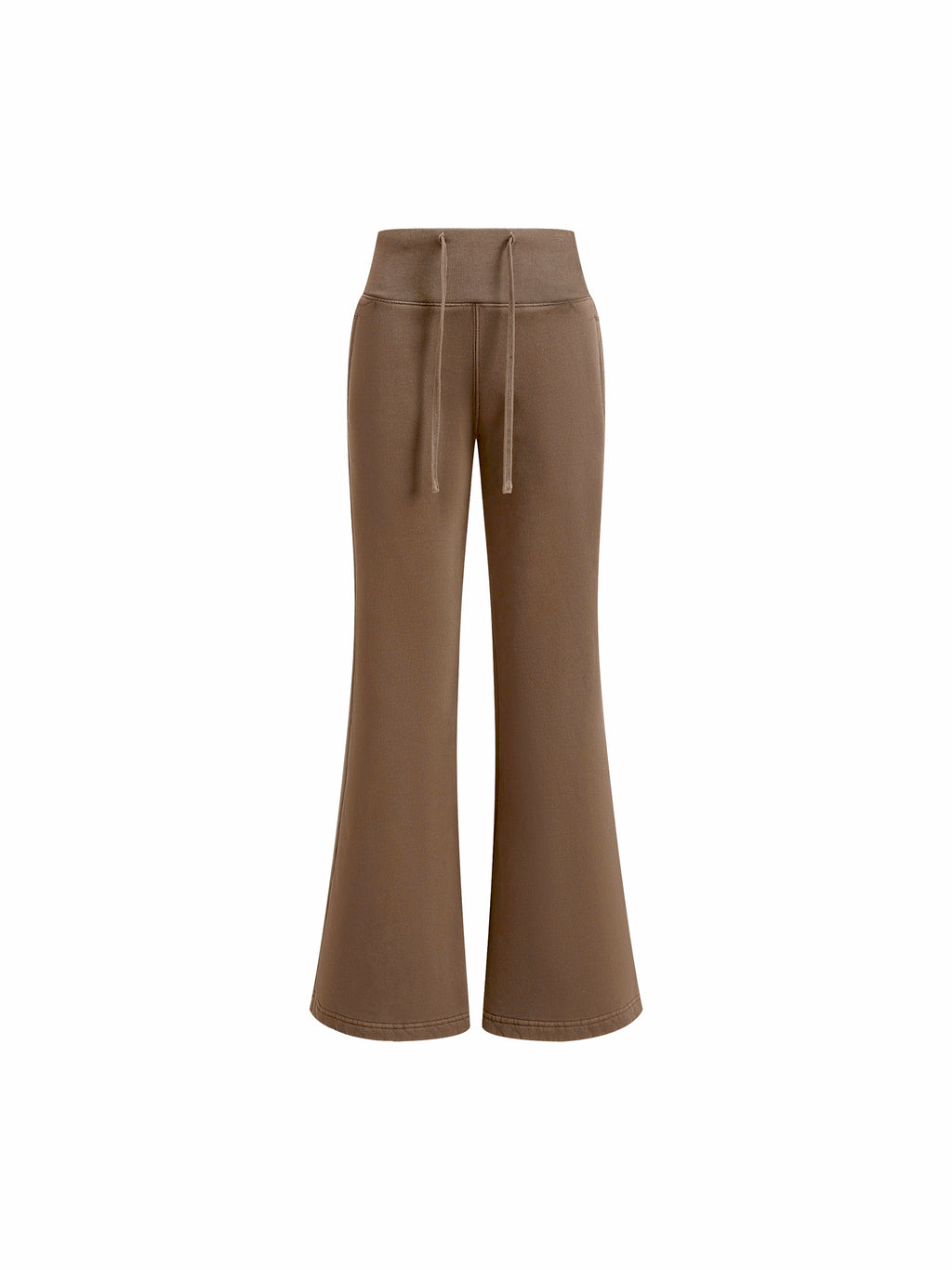 Vintage Washed Flared Fleece Pants