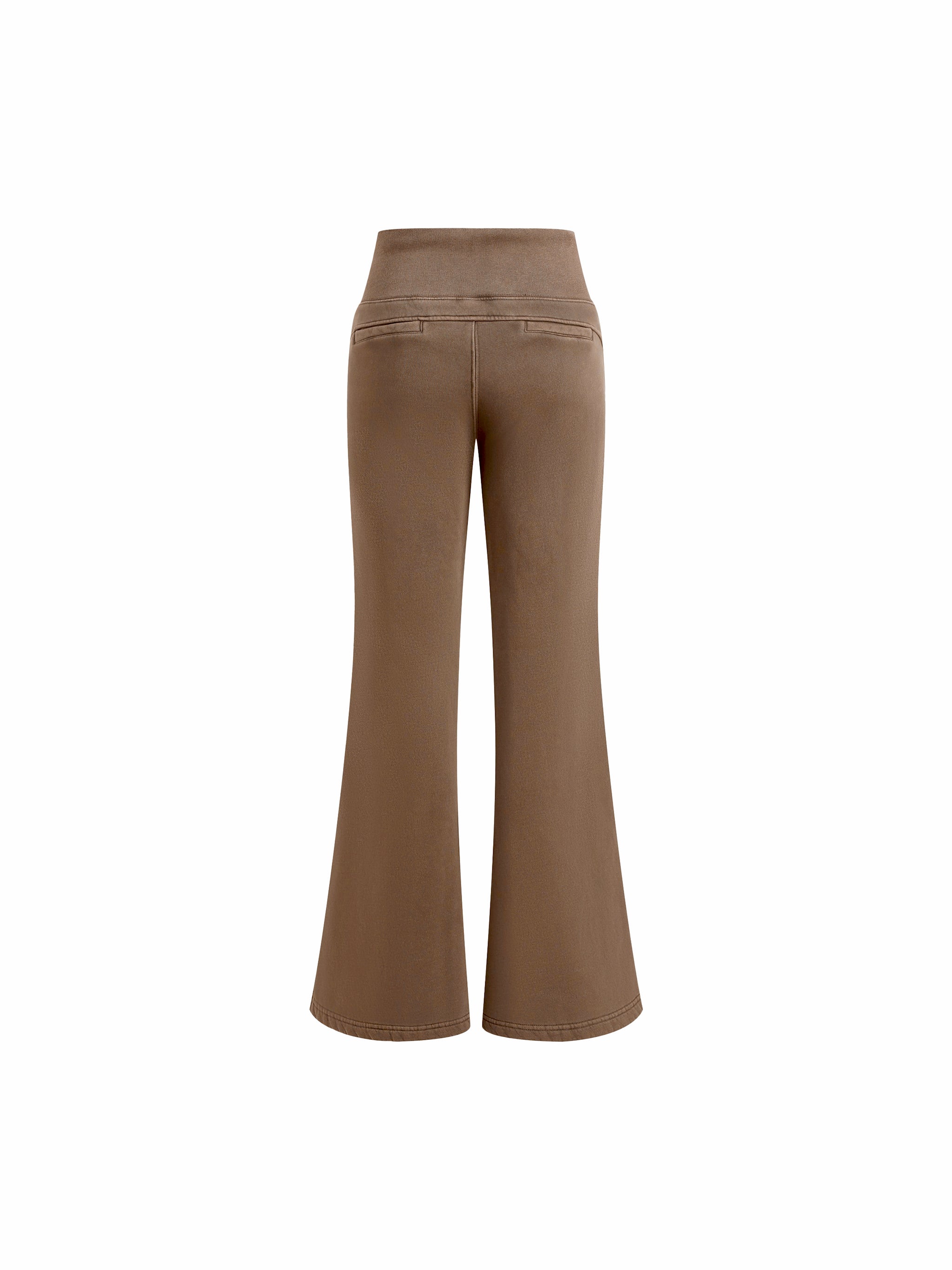 Vintage Washed Flared Fleece Pants