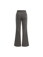 Vintage Washed Flared Fleece Pants