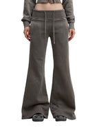 Vintage Washed Flared Fleece Pants