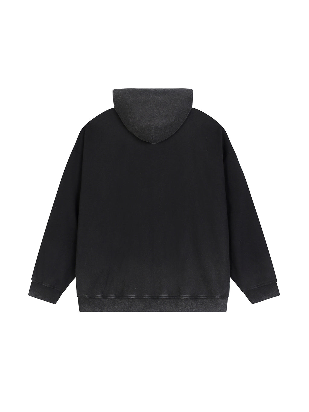 Vintage Washed Gradient Fleece Hoodie