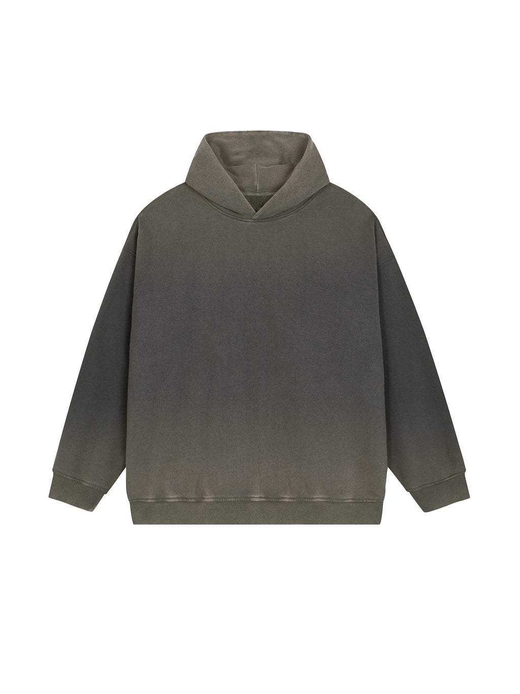 Vintage Washed Gradient Fleece Hoodie