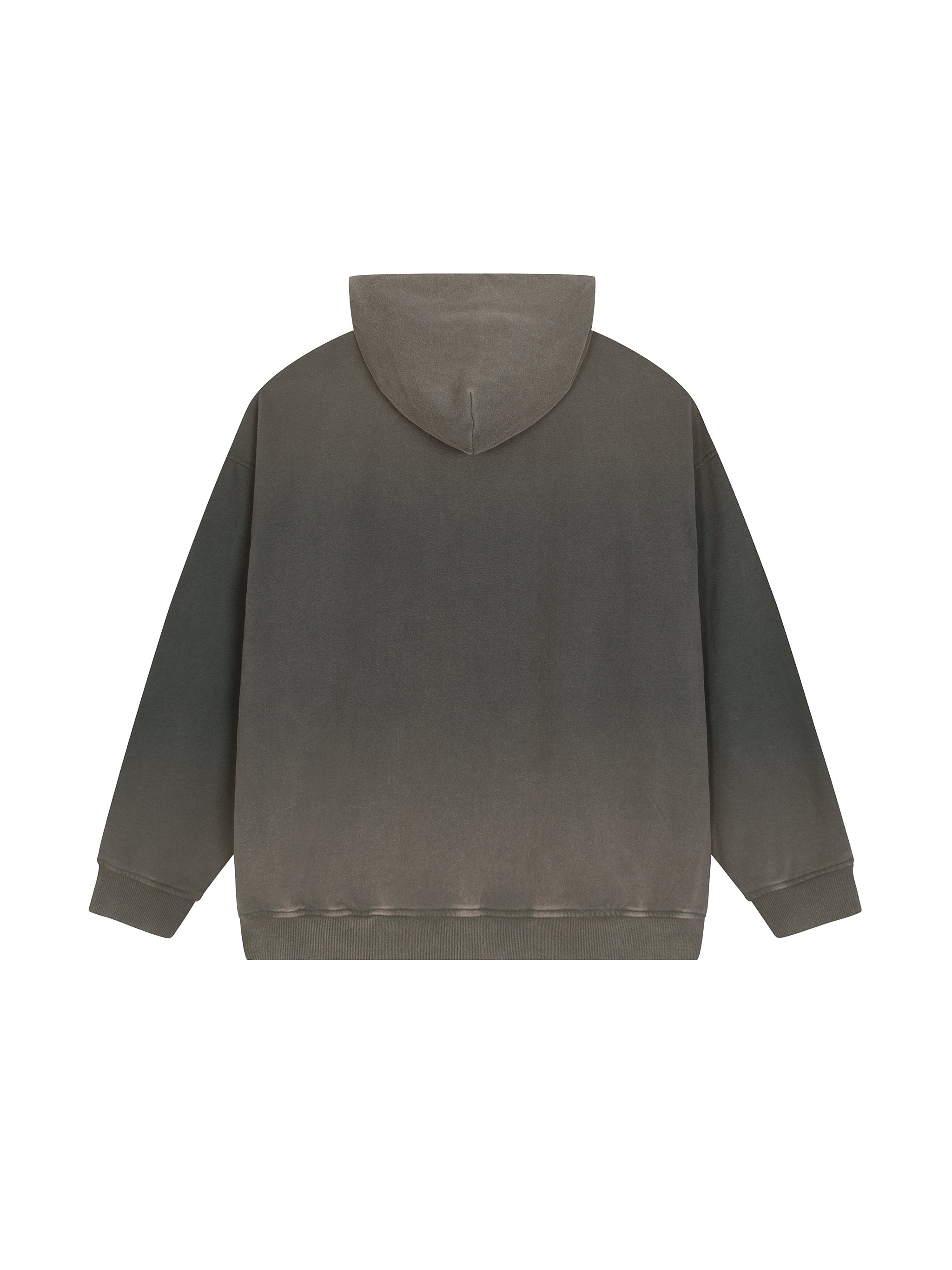 Vintage Washed Gradient Fleece Hoodie