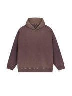 Vintage Washed Gradient Fleece Hoodie