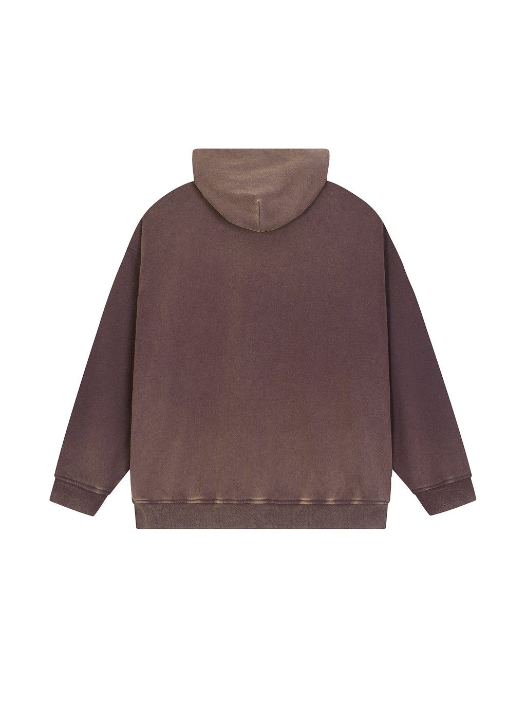 Vintage Washed Gradient Fleece Hoodie