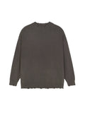 Vintage Washed Hand-Frayed Sweater