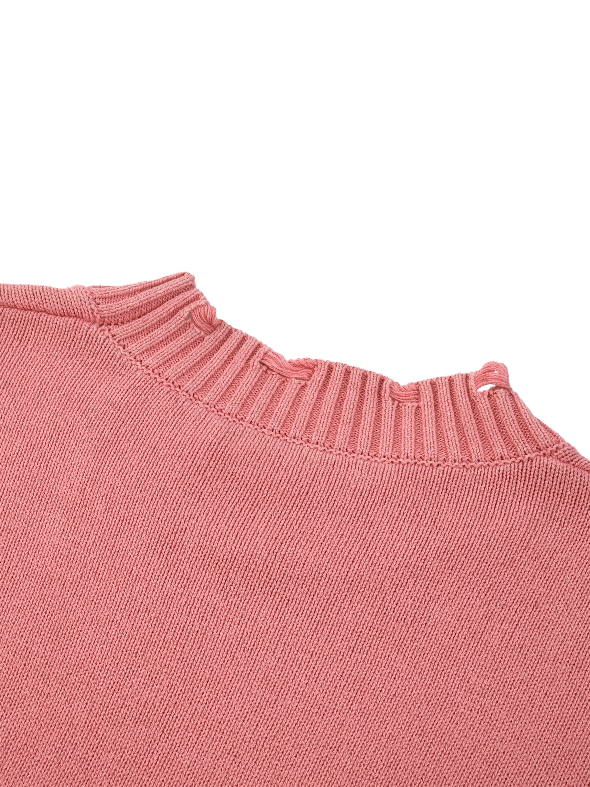 Vintage Washed Hand-Frayed Sweater