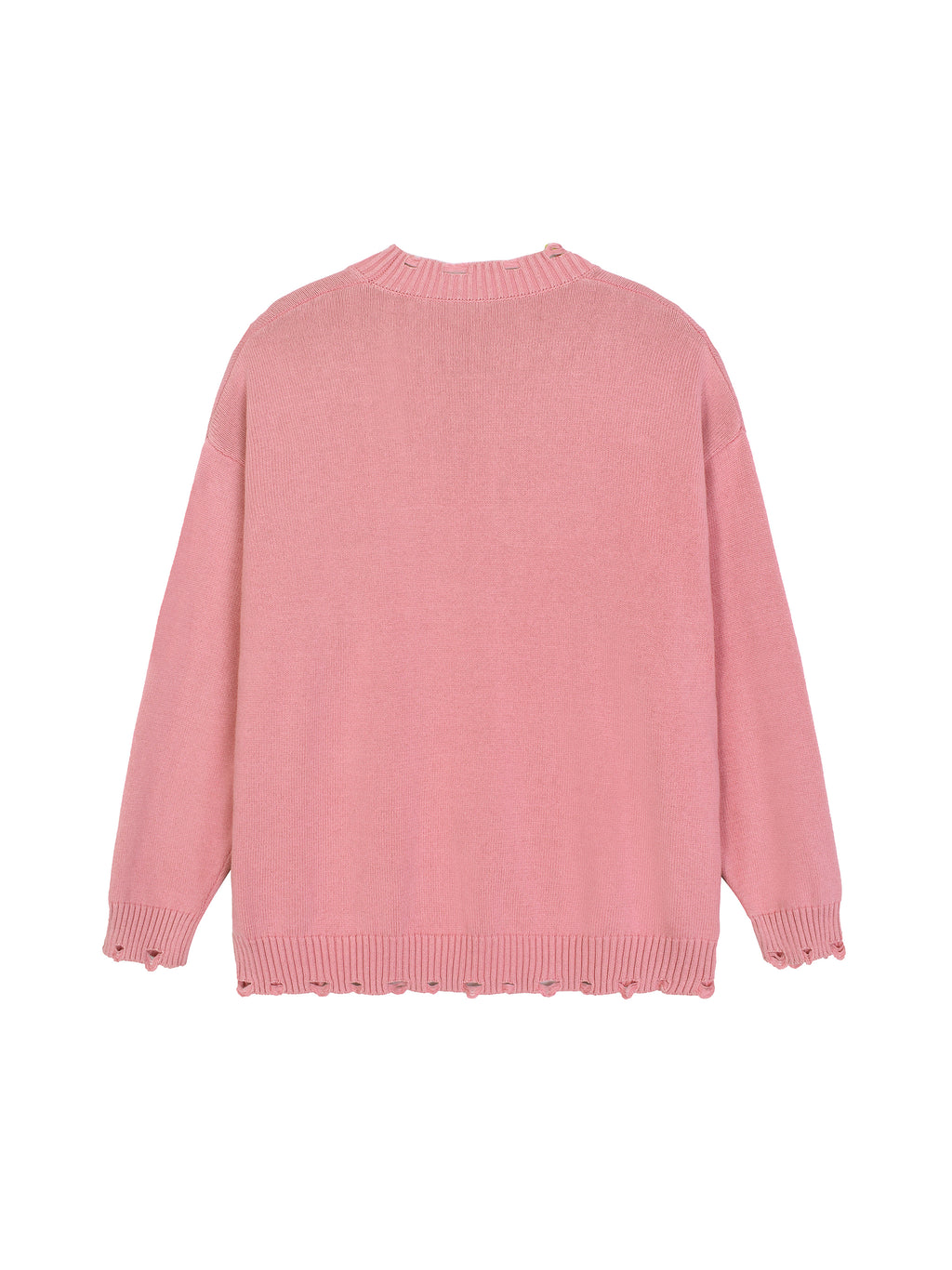 Vintage Washed Hand-Frayed Sweater