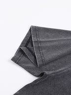 Vintage Washed Loose Fluffy T-Shirt
