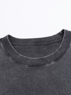 Vintage Washed Loose Fluffy T-Shirt
