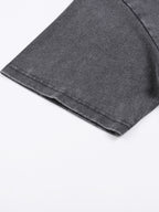 Vintage Washed Loose Fluffy T-Shirt