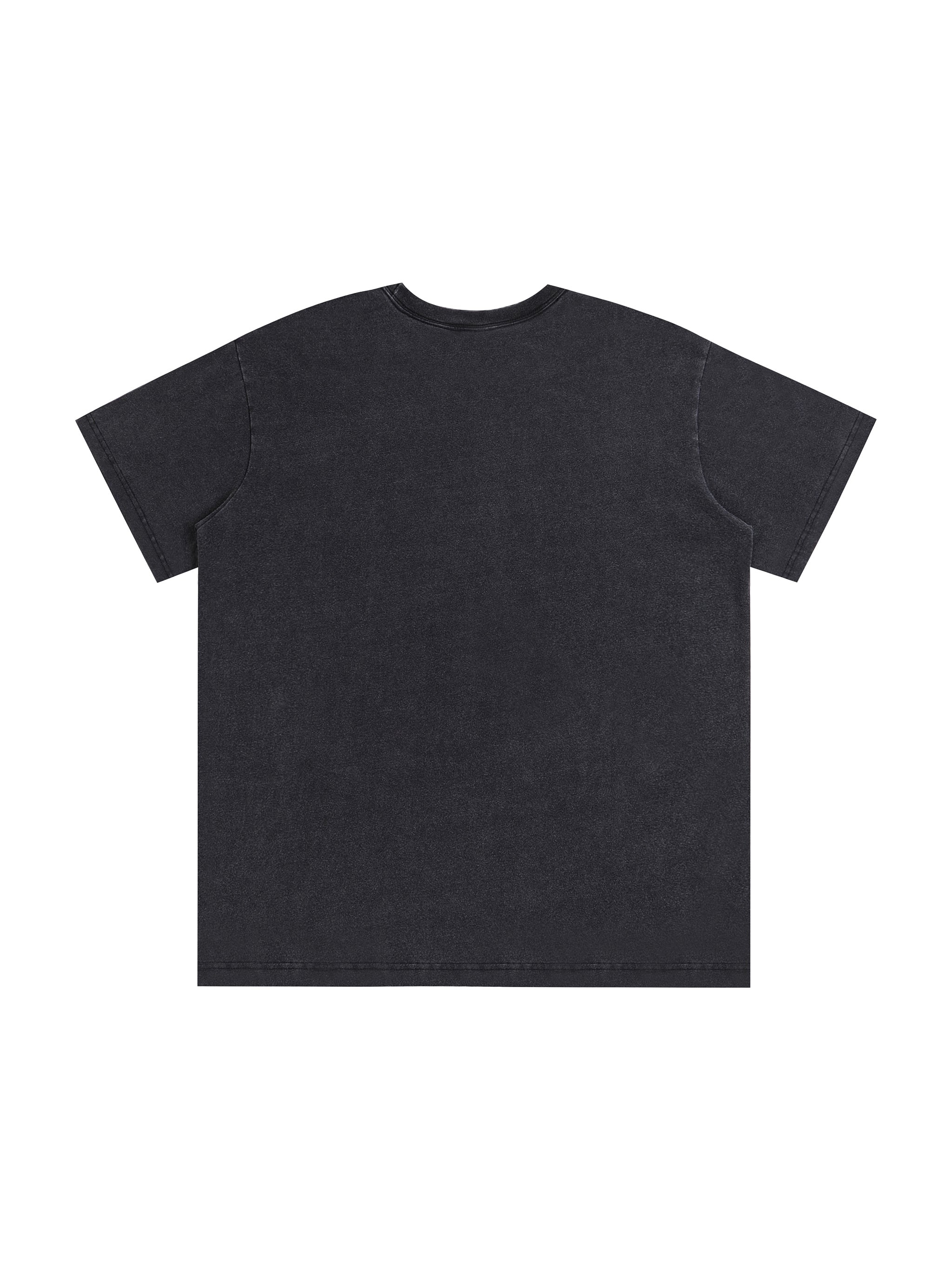 Vintage Washed Loose Fluffy T-Shirt