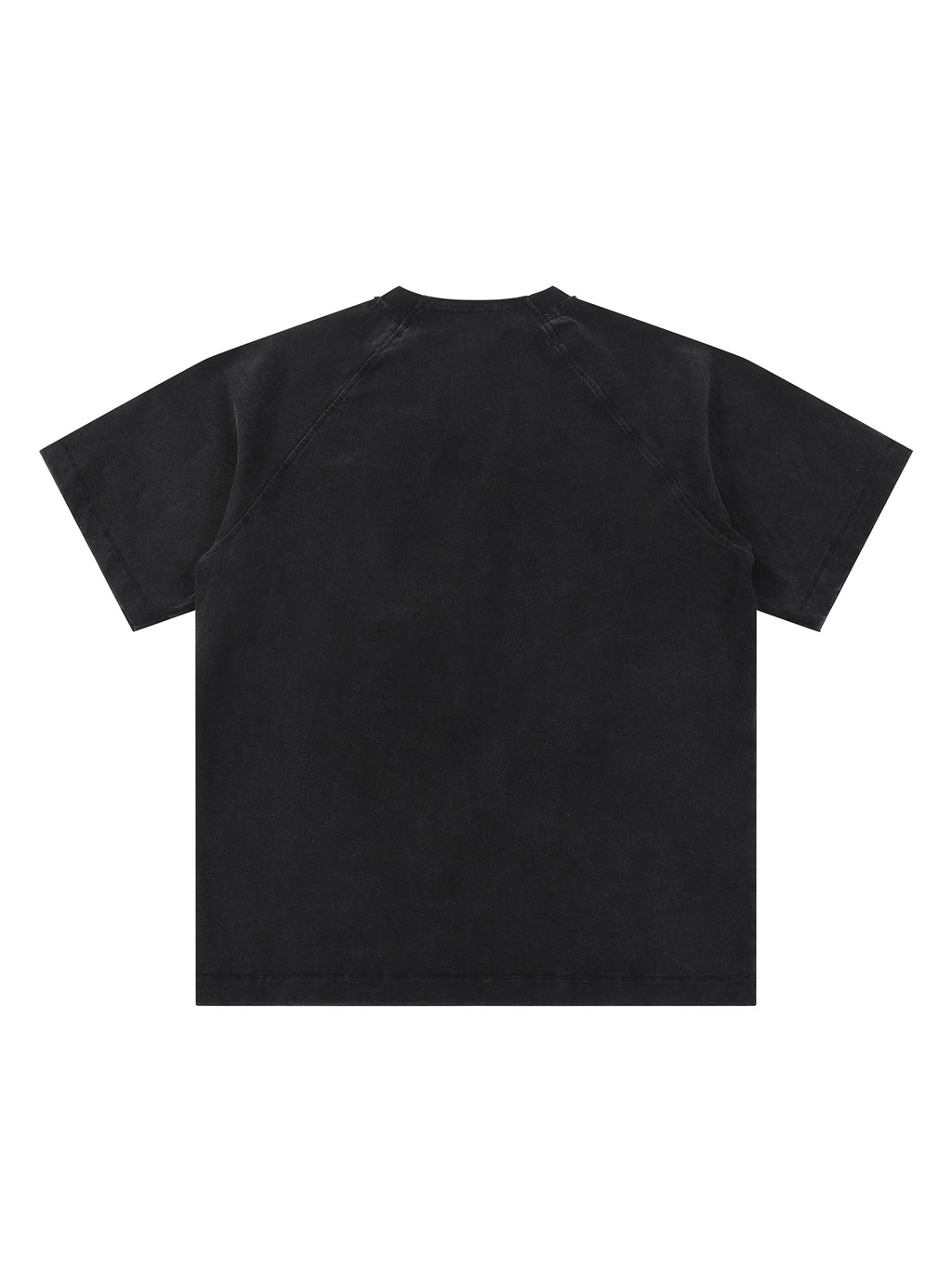 Vintage Washed Raglan Cotton T-Shirt