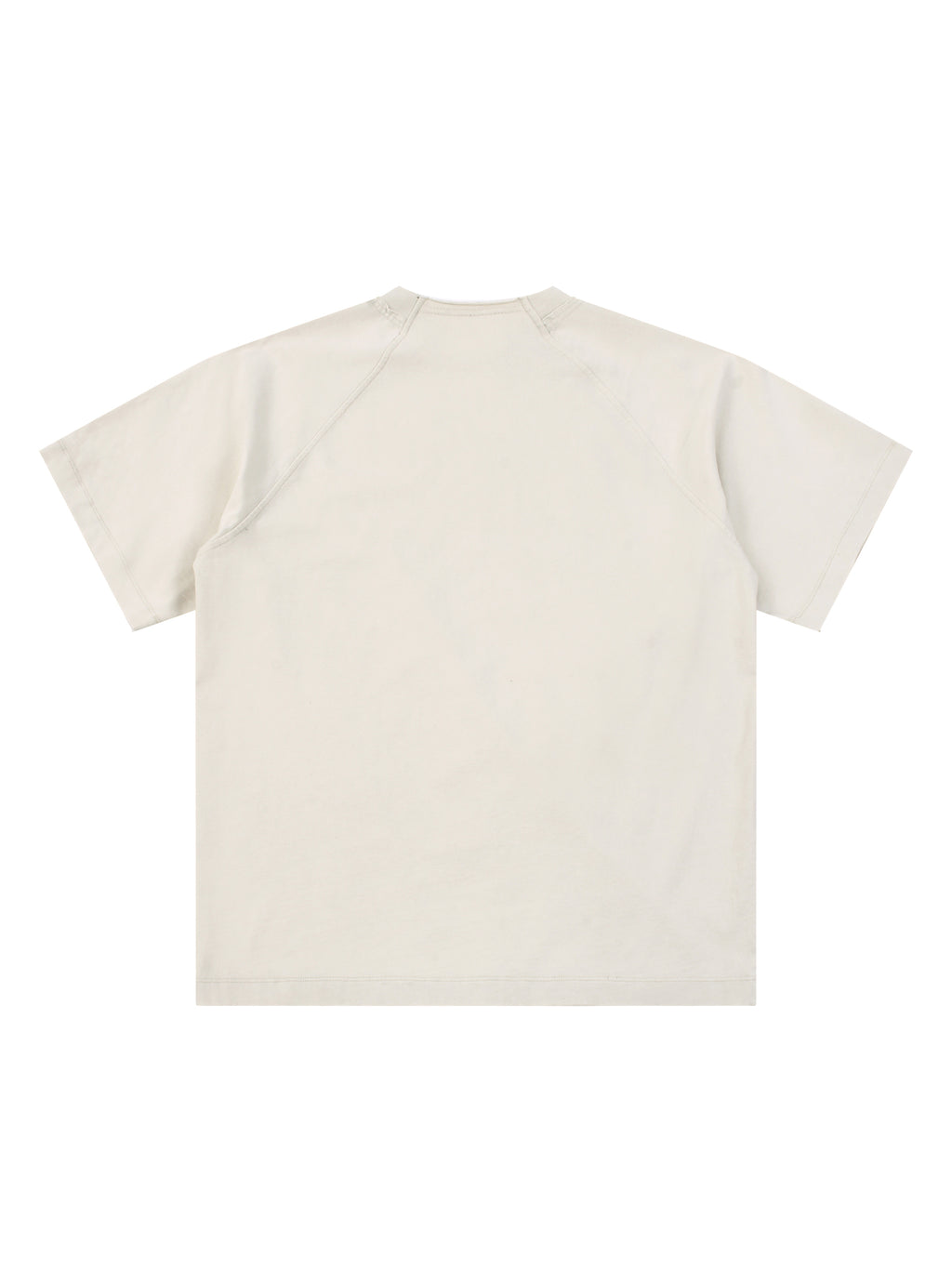 Vintage Washed Raglan Cotton T-Shirt