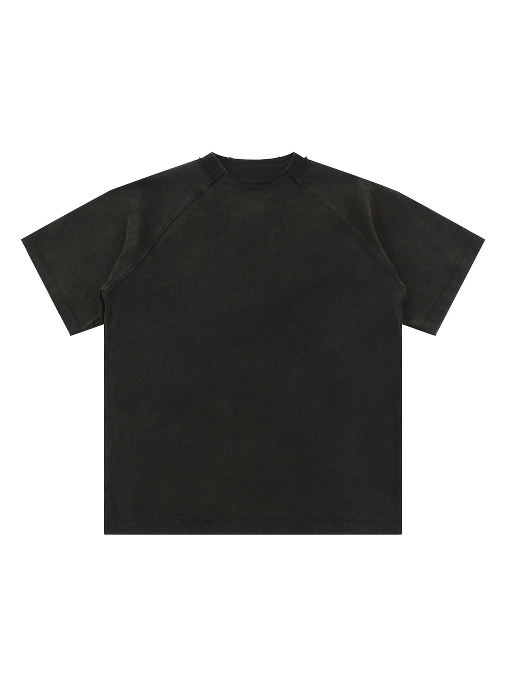 Vintage Washed Raglan Cotton T-Shirt
