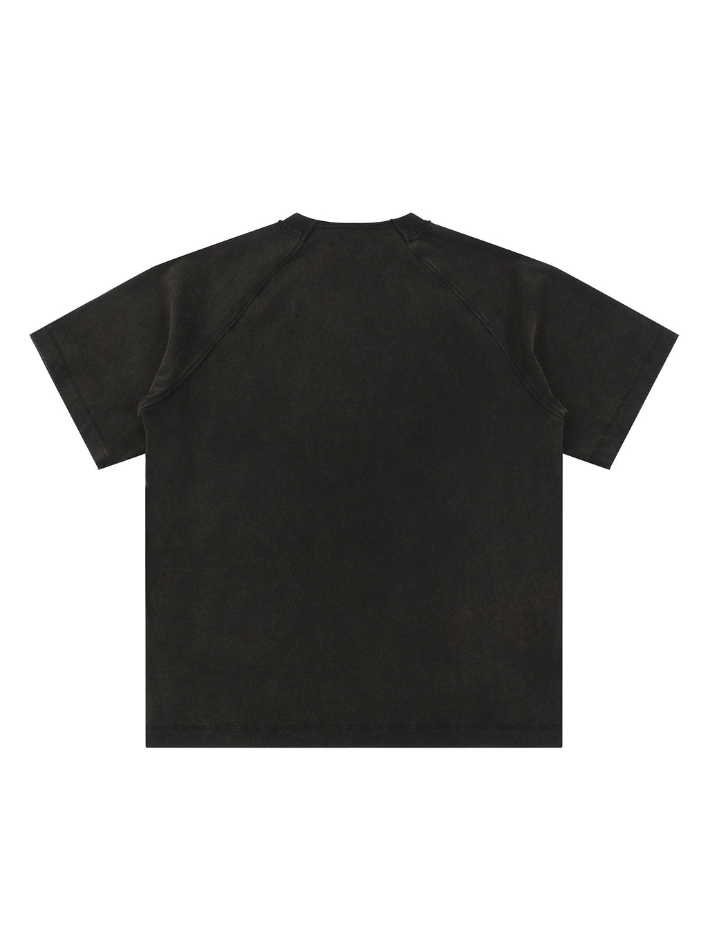 Vintage Washed Raglan Cotton T-Shirt
