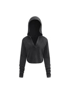 Vintage Washed Raw Edge Hoodie