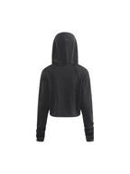 Vintage Washed Raw Edge Hoodie