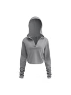 Vintage Washed Raw Edge Hoodie
