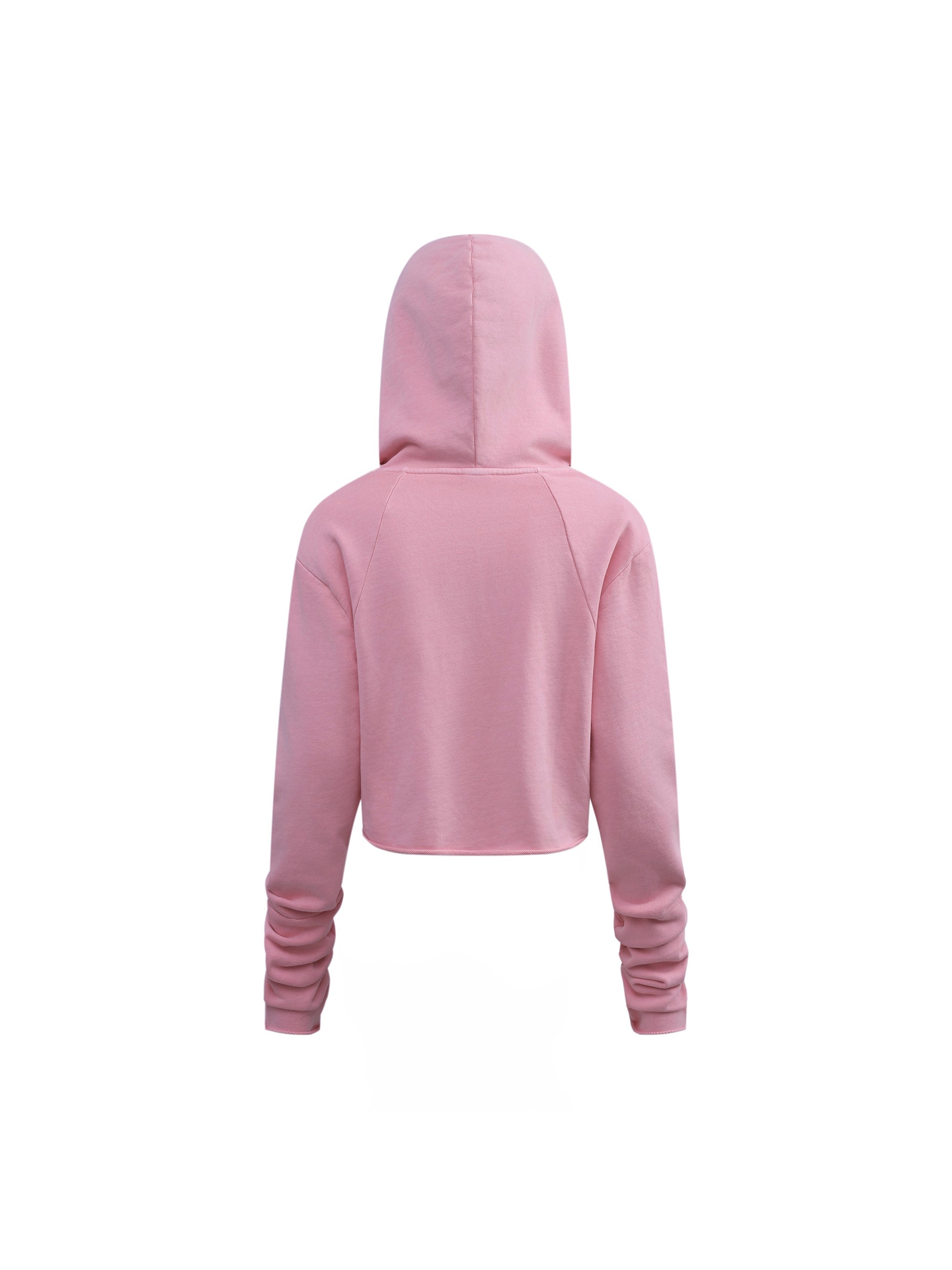 Vintage Washed Raw Edge Hoodie