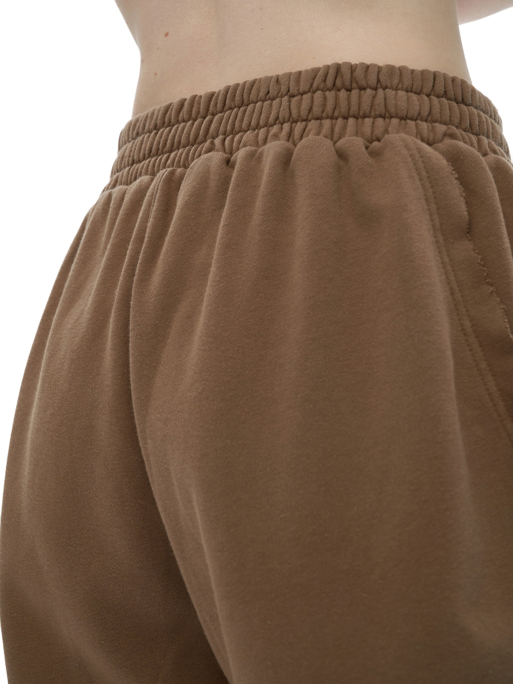 Vintage Washed Tiger Stripes Short Pants - Women