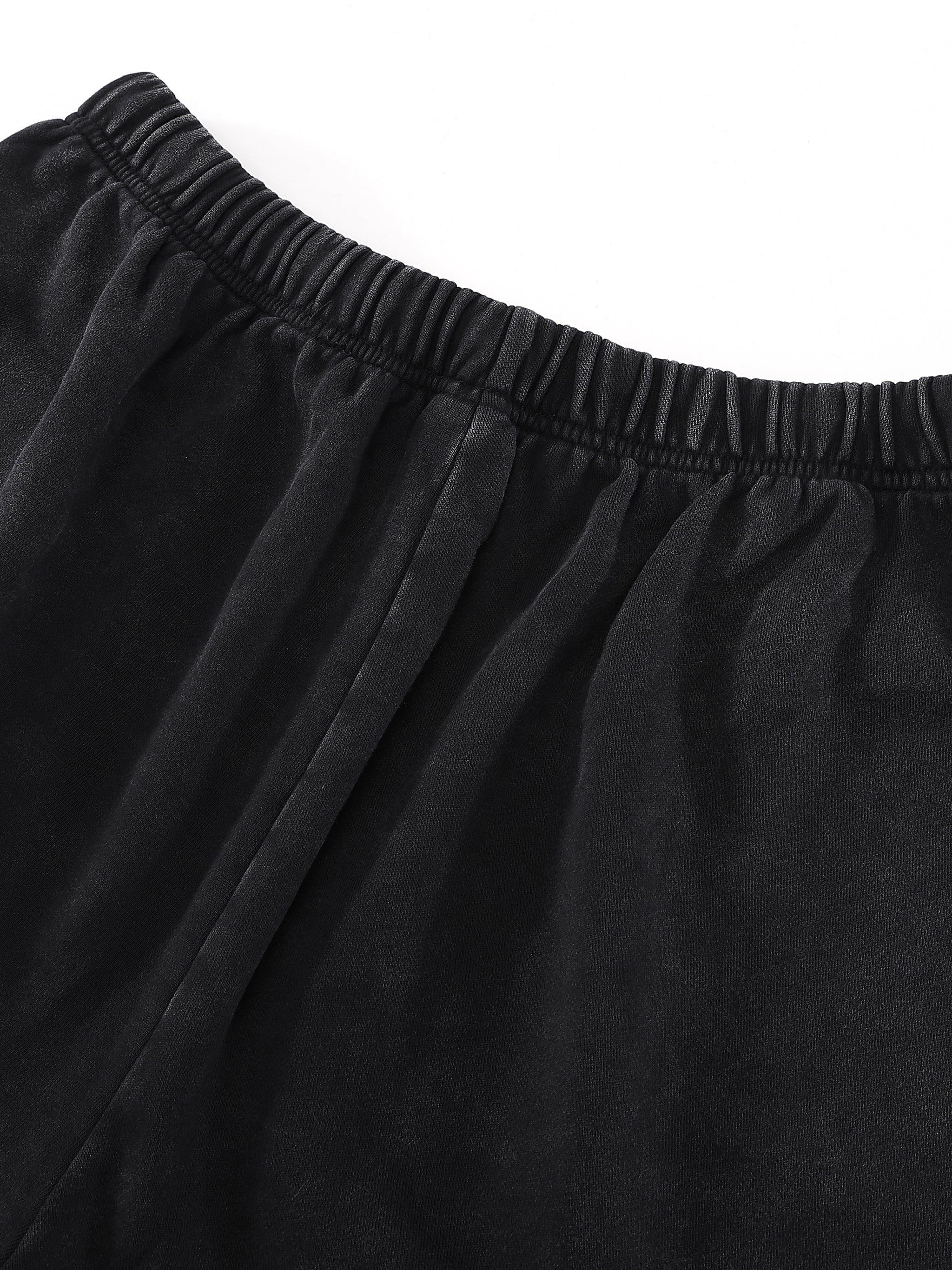 Vintage Washed Tiger Stripes Short Pants - Men