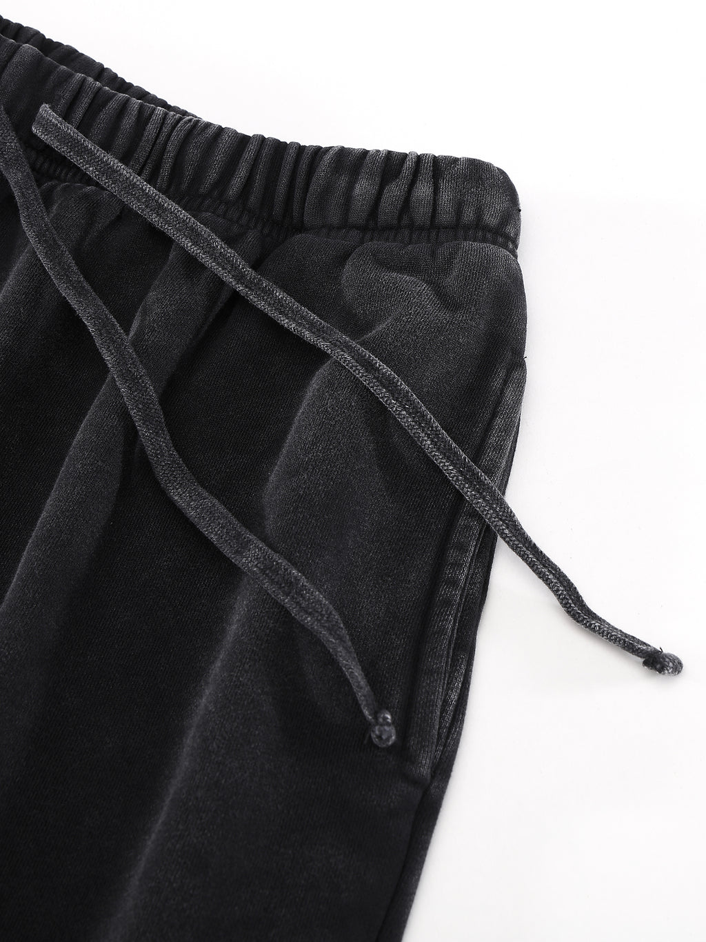 Vintage Washed Tiger Stripes Short Pants - Women