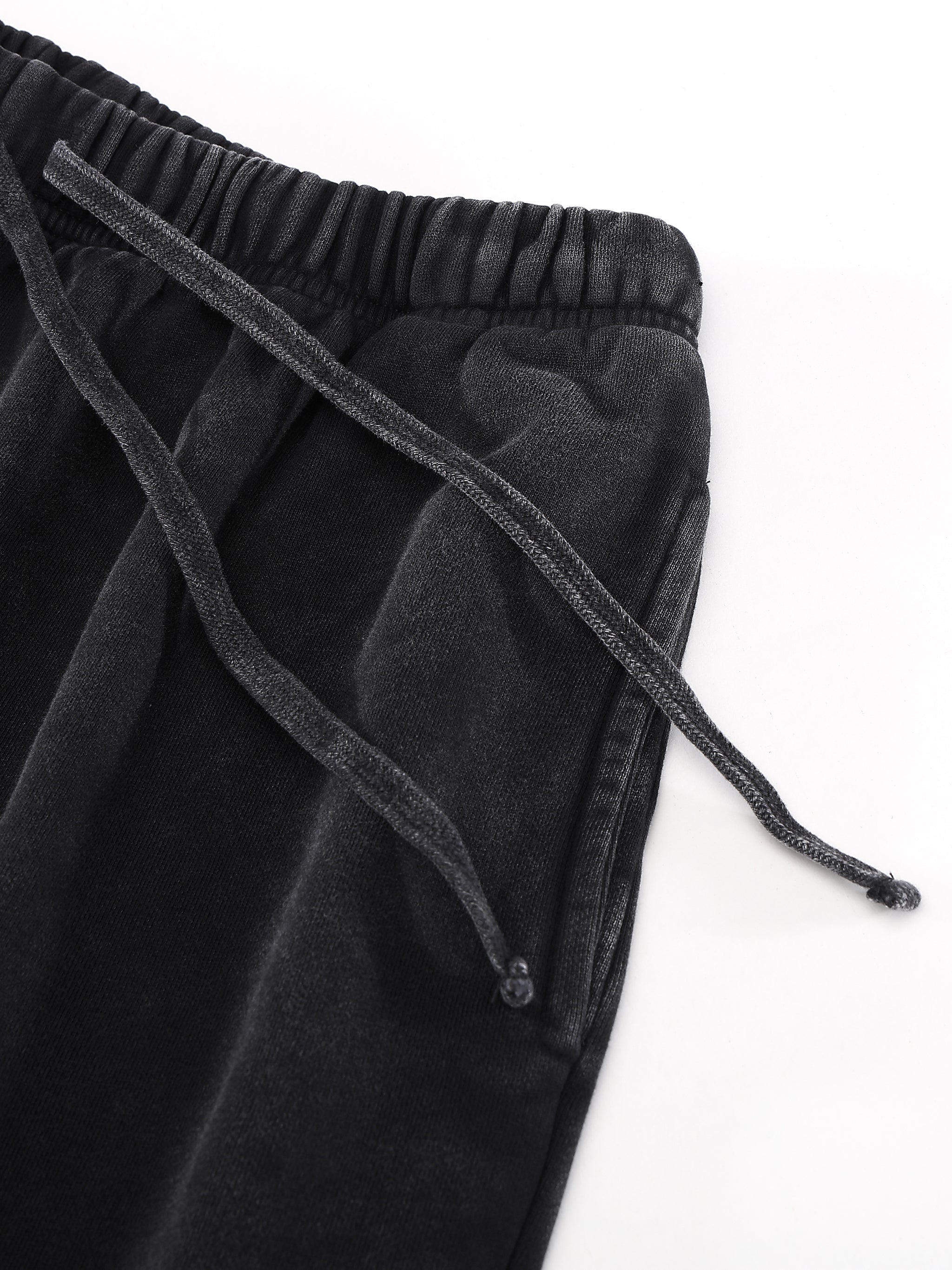 Vintage Washed Tiger Stripes Short Pants - Women