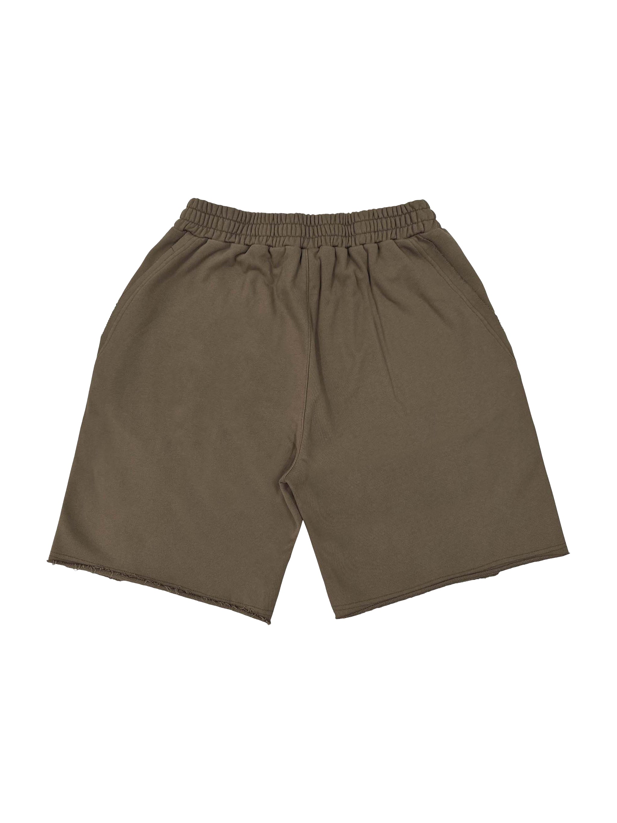 Vintage Washed Tiger Stripes Short Pants - Women