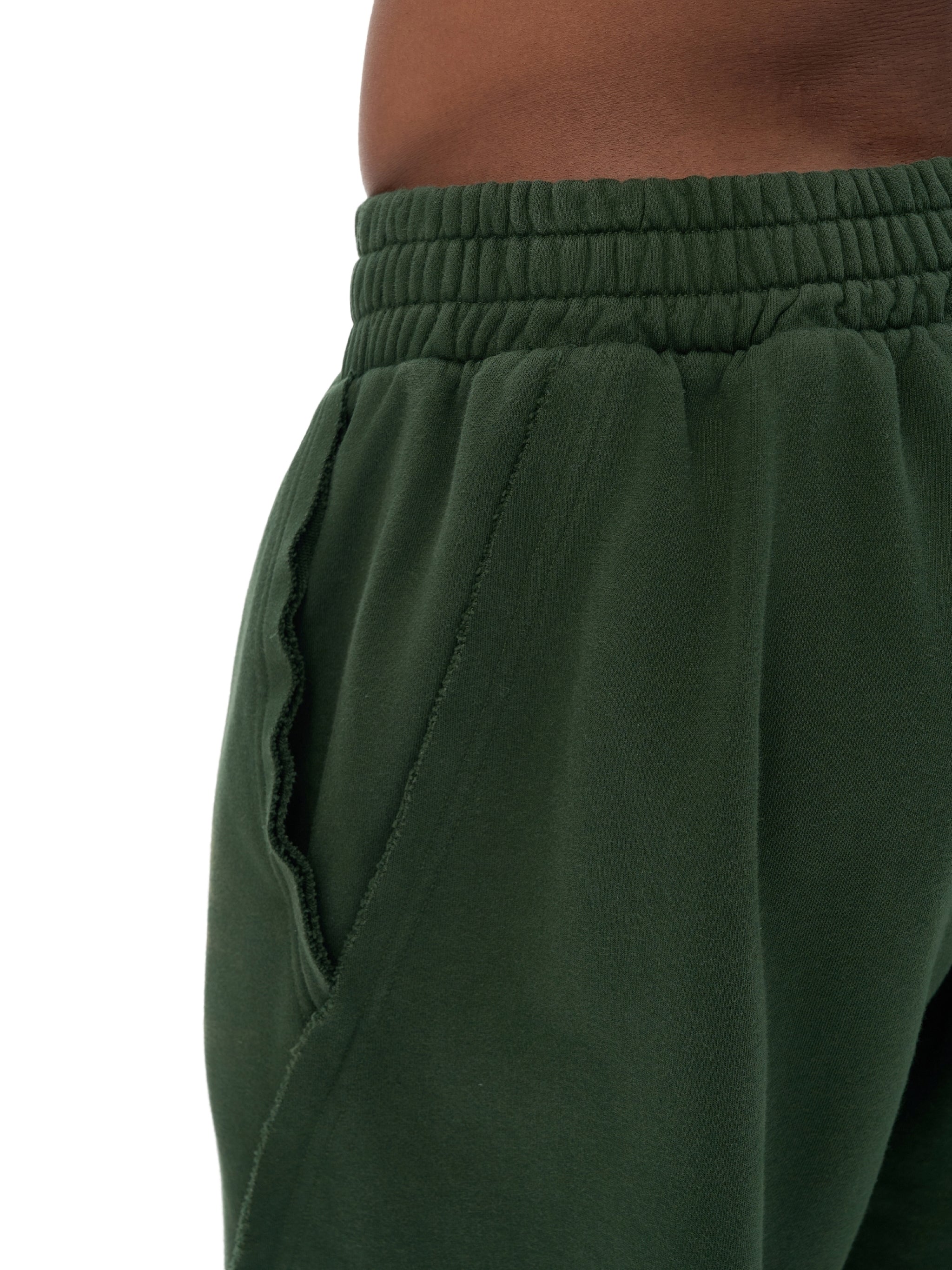 Vintage Washed Tiger Stripes Short Pants - Men