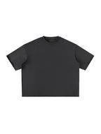 Washed Rolled Hem Half Sleeve T-Shirt