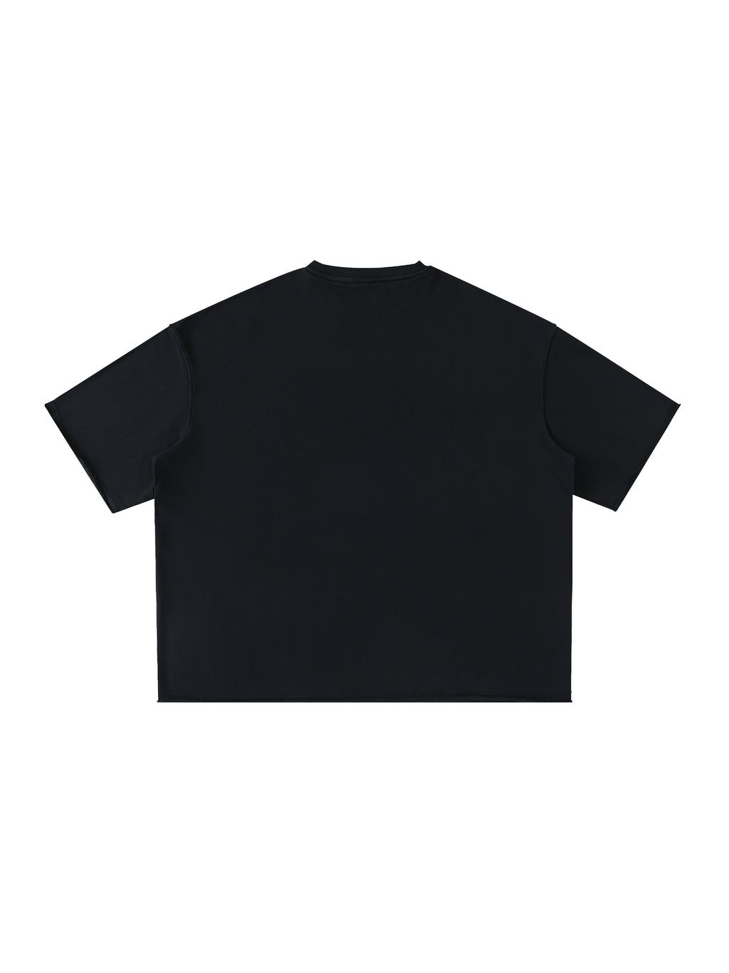 Washed Rolled Hem Half Sleeve T-Shirt