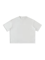 Washed Rolled Hem Half Sleeve T-Shirt