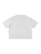 Washed Rolled Hem Half Sleeve T-Shirt