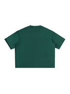 Washed Rolled Hem Half Sleeve T-Shirt
