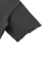 Washed Rolled Hem Half Sleeve T-Shirt