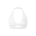 Women's Pleated Halter Sports Bra