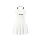 Women's Collared Halter A-Line Tennis Dress