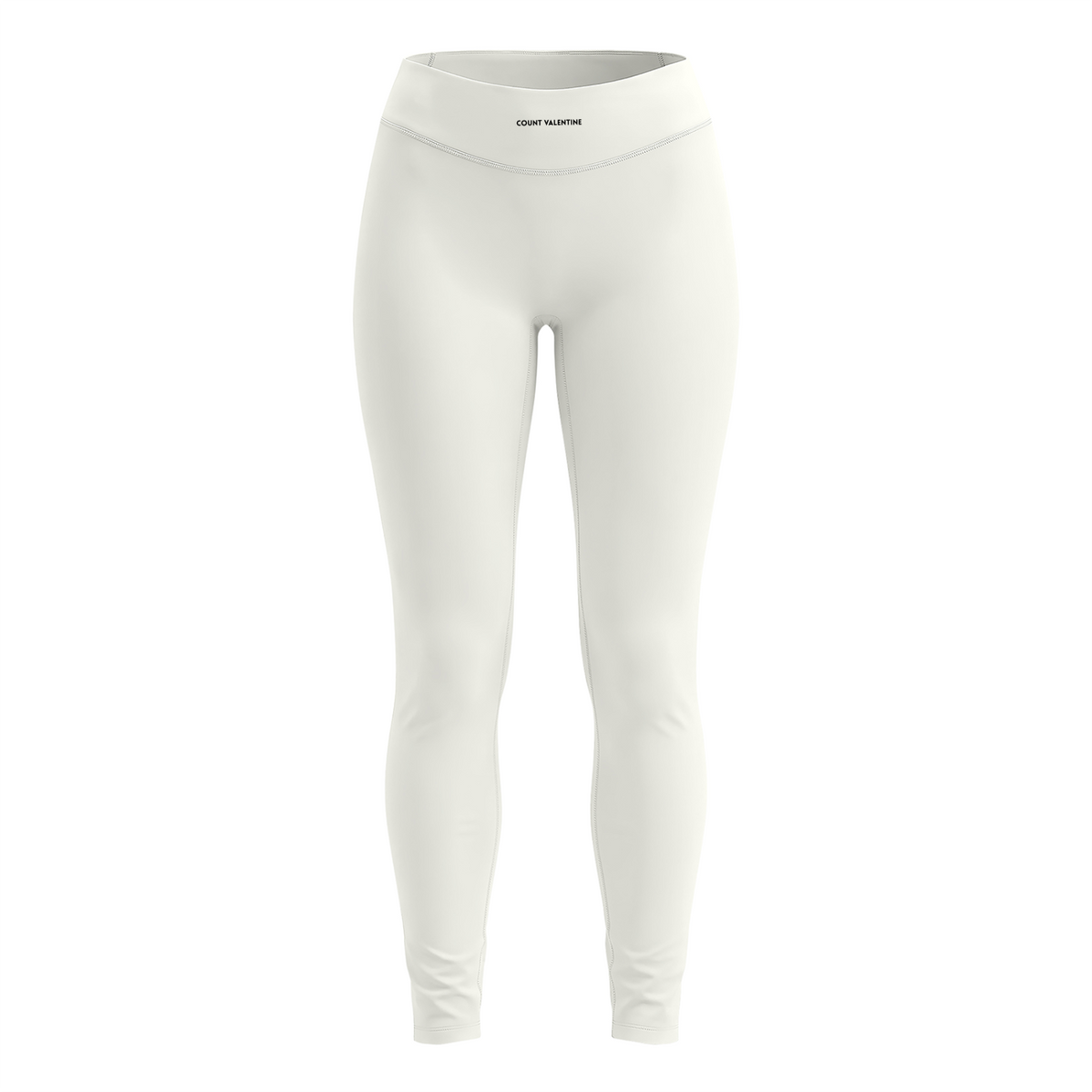Everyday Move Tapered Leggings - White, photo 1 | women's yoga leggings by Count Valentine